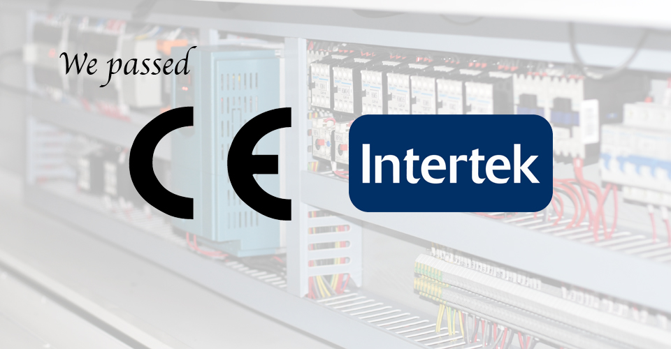 CJWM Edge Bander Series pass Intertek CE testing.